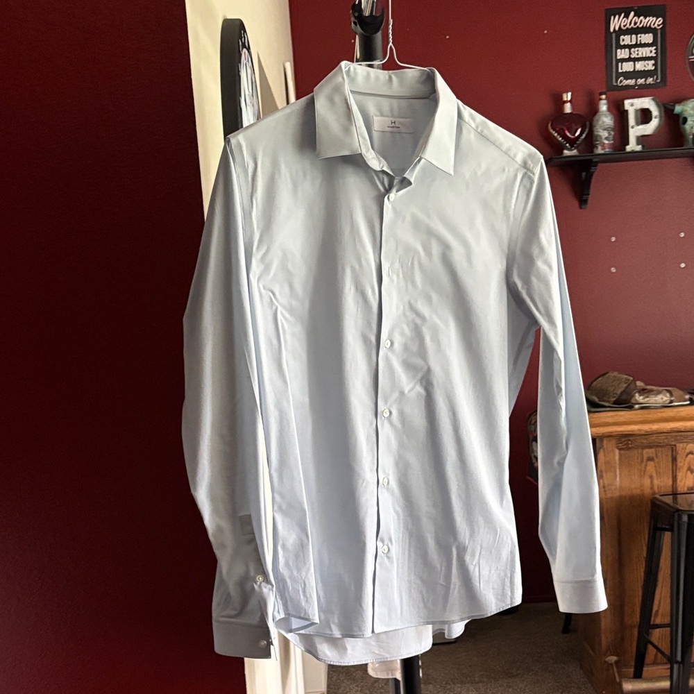 Halston Heritage Light Blue Dress Shirt